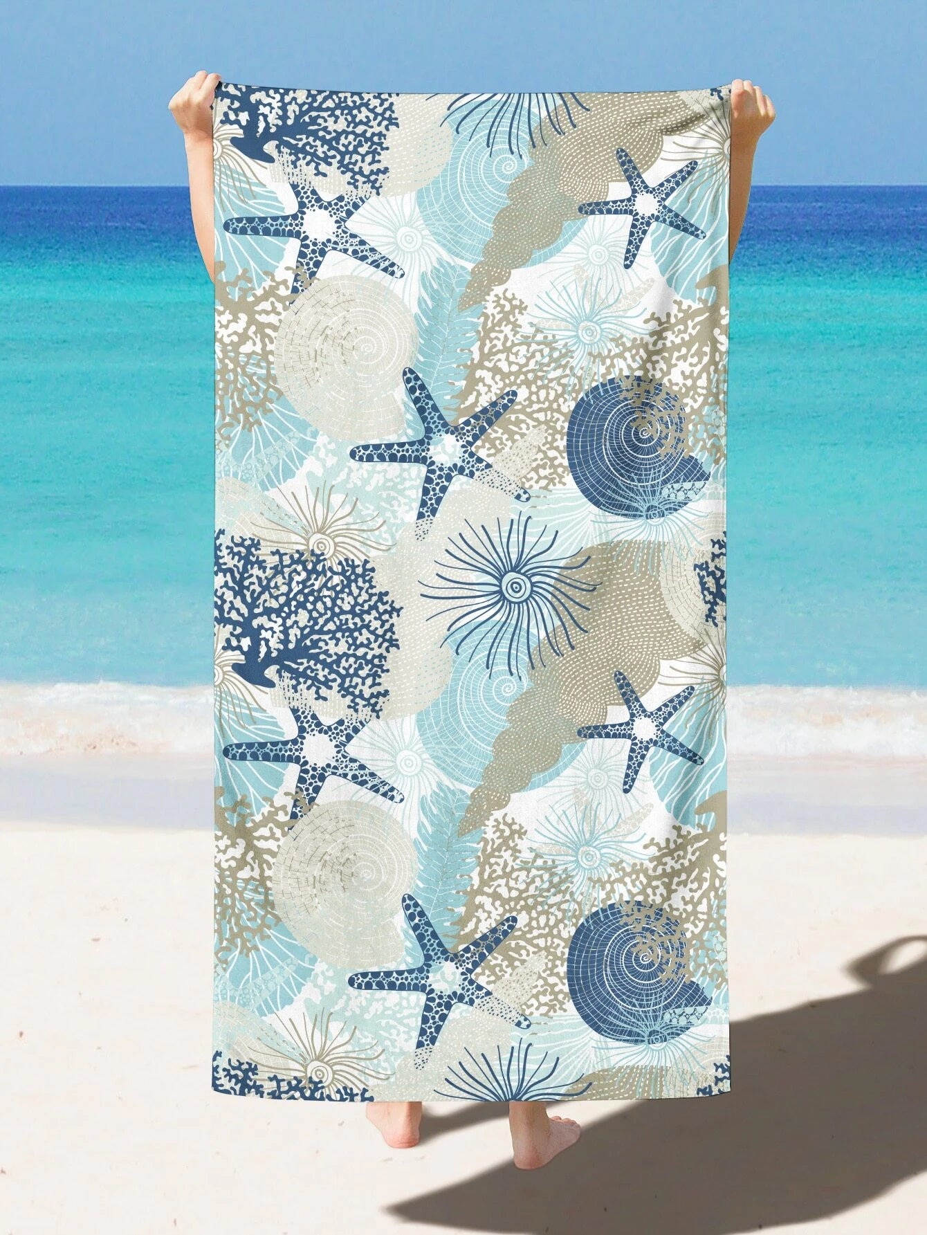 Serviette de plage étoile de mer
