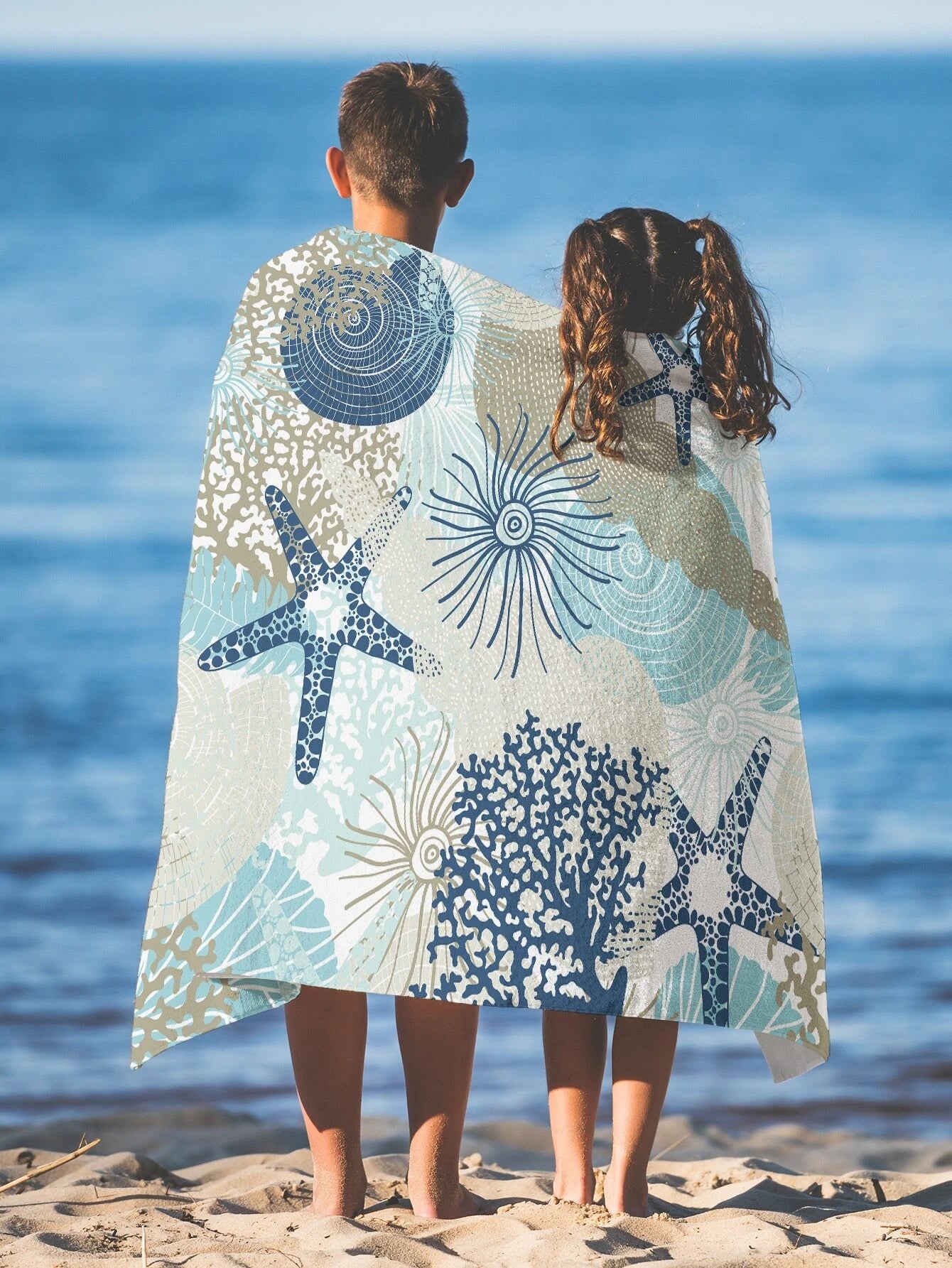 Serviette de plage étoile de mer