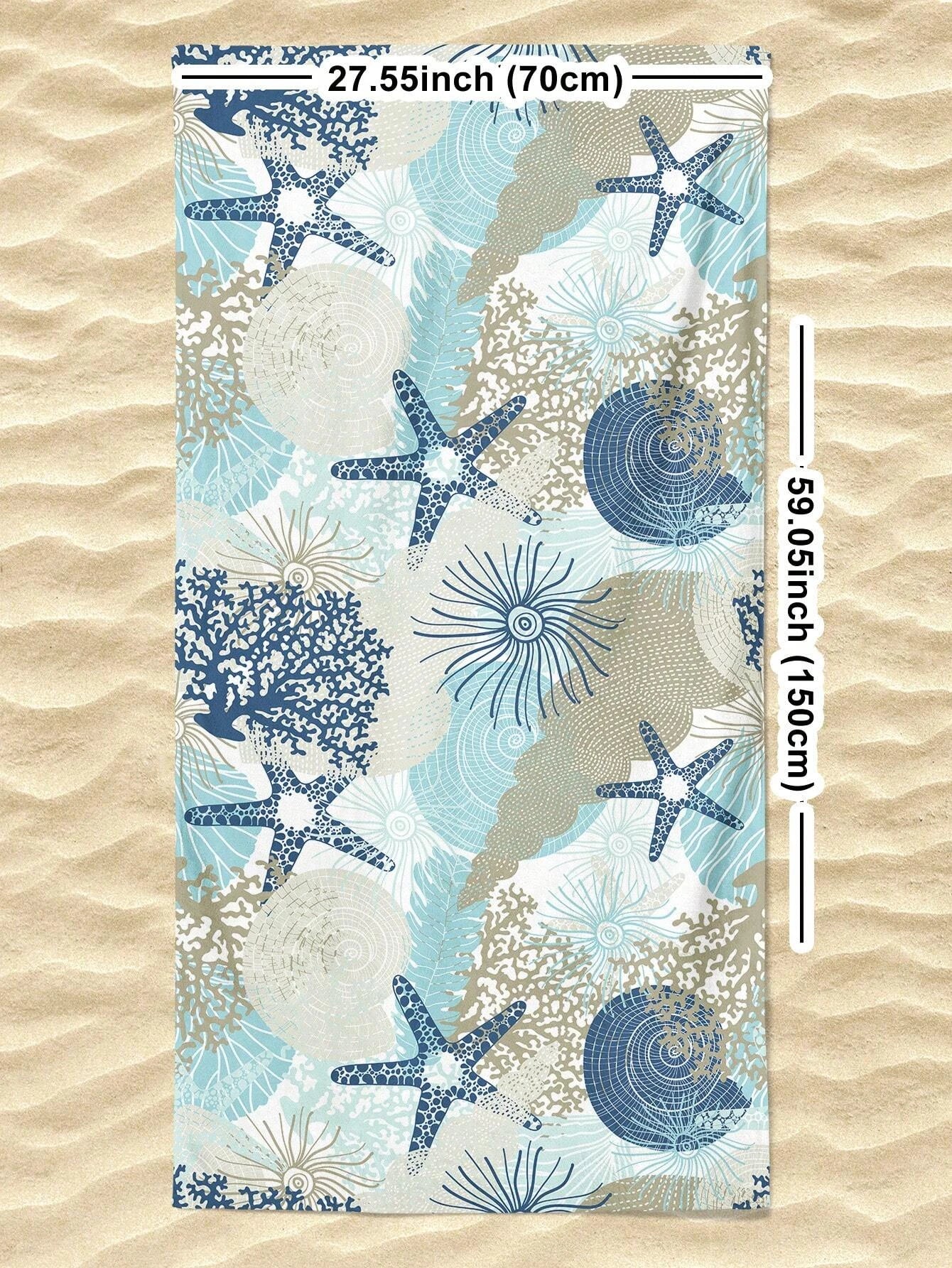 Serviette de plage étoile de mer