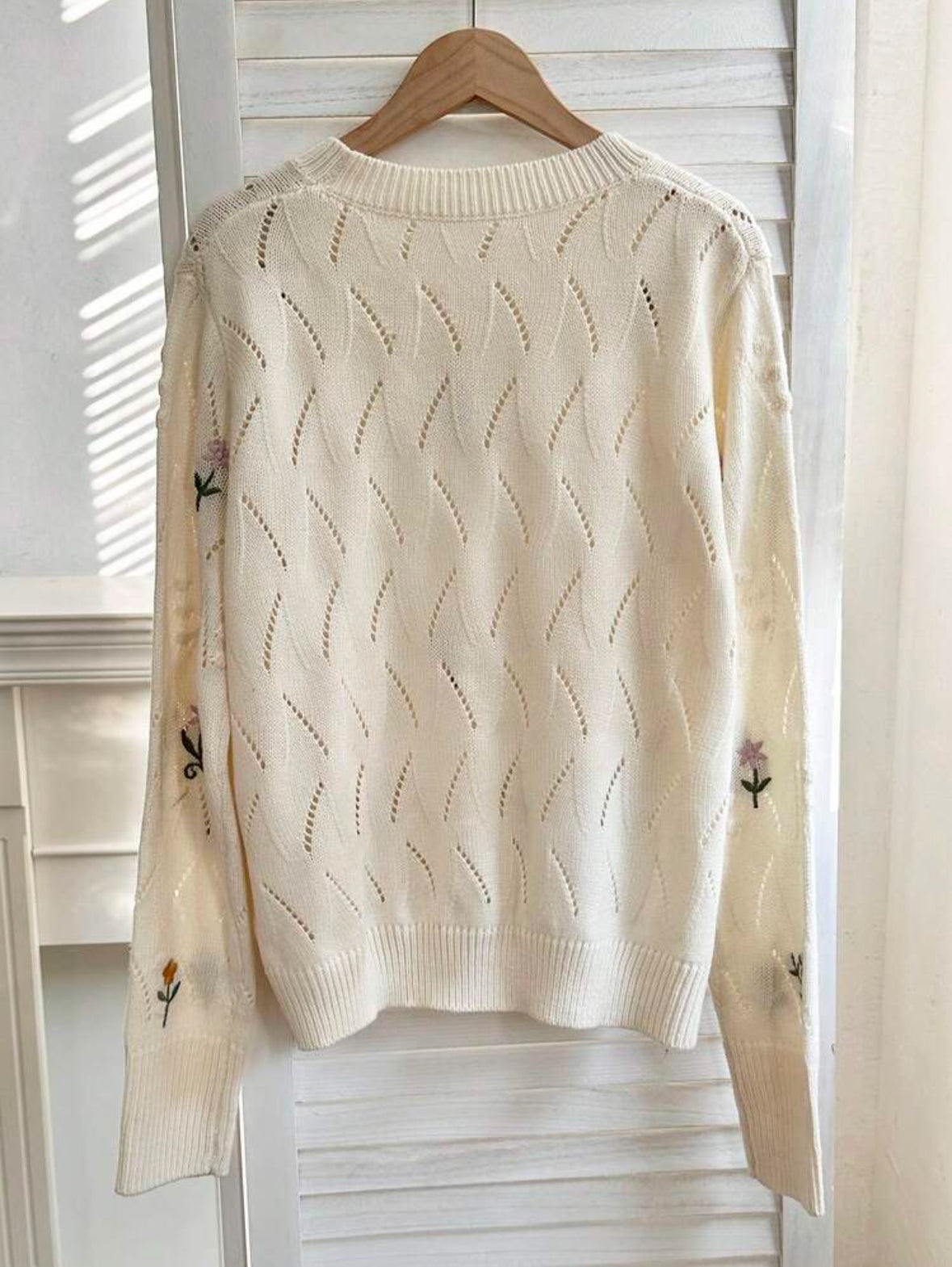 Ease Pullover tricoté à manches longues