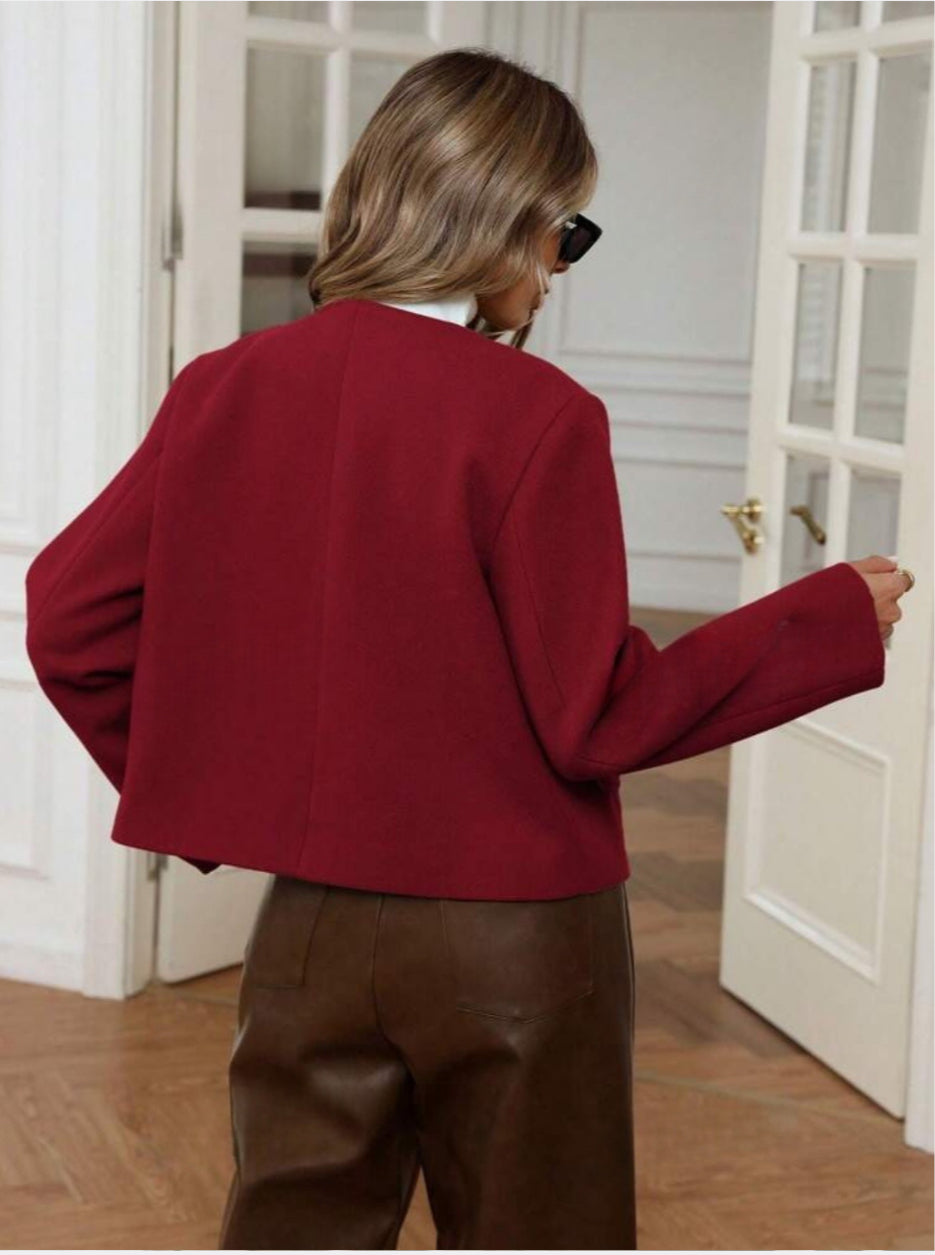 Veste minimaliste (Bordeau)