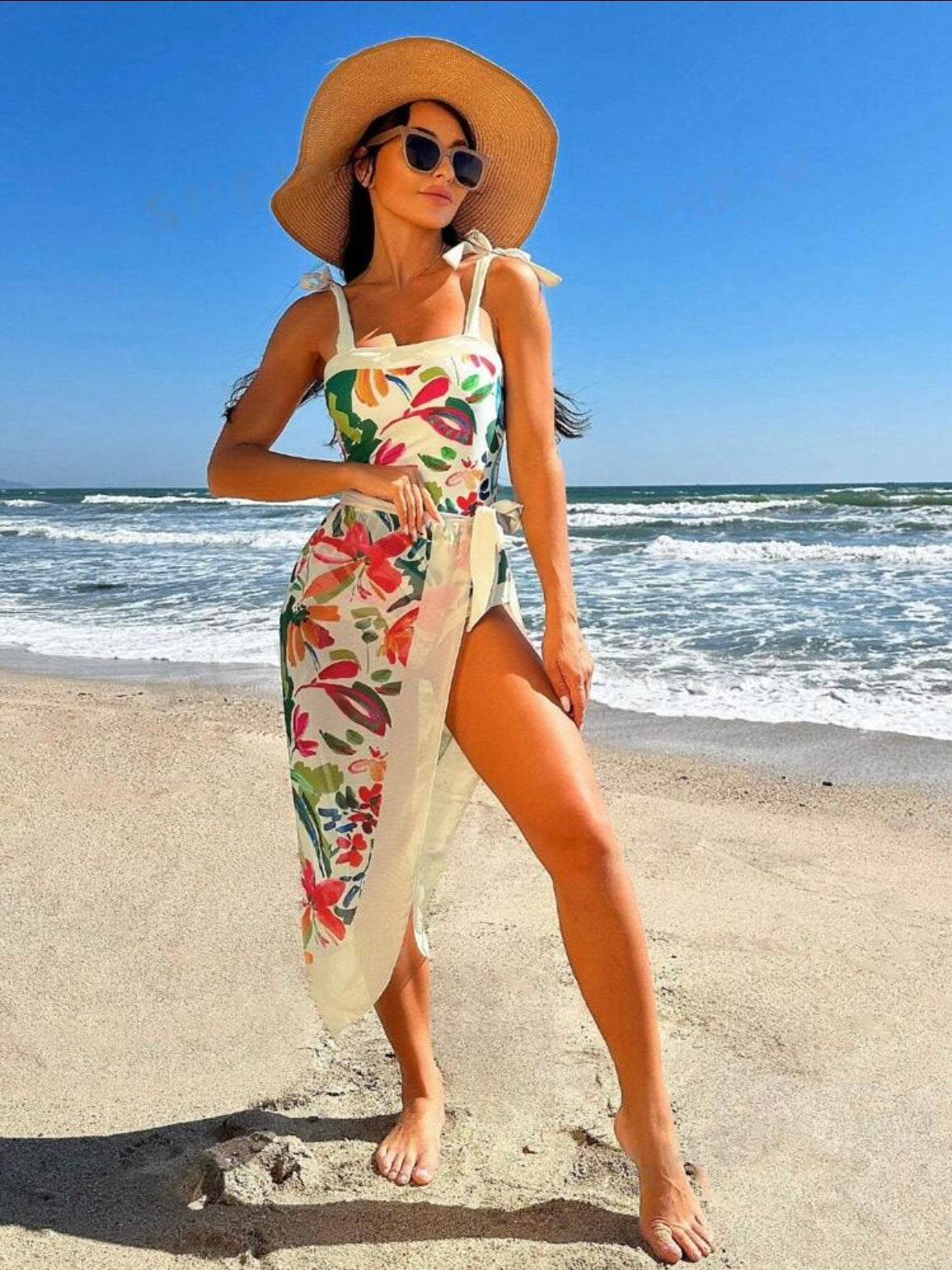 Capri 1 pièce avec cache maillot