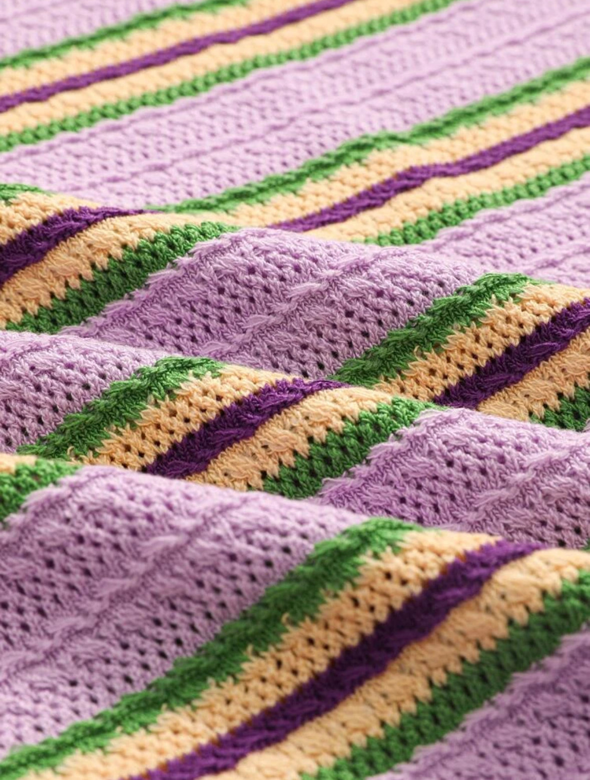Top en tricot à rayures