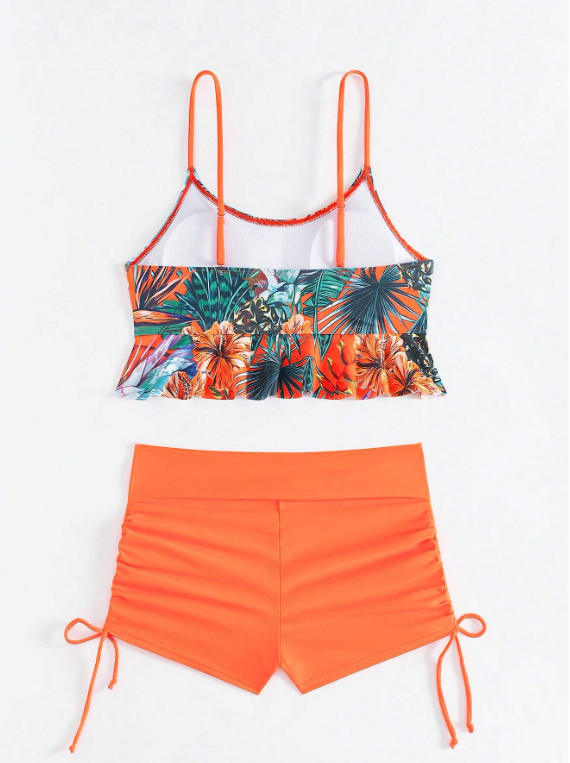 Vcay Ensemble tankini orange