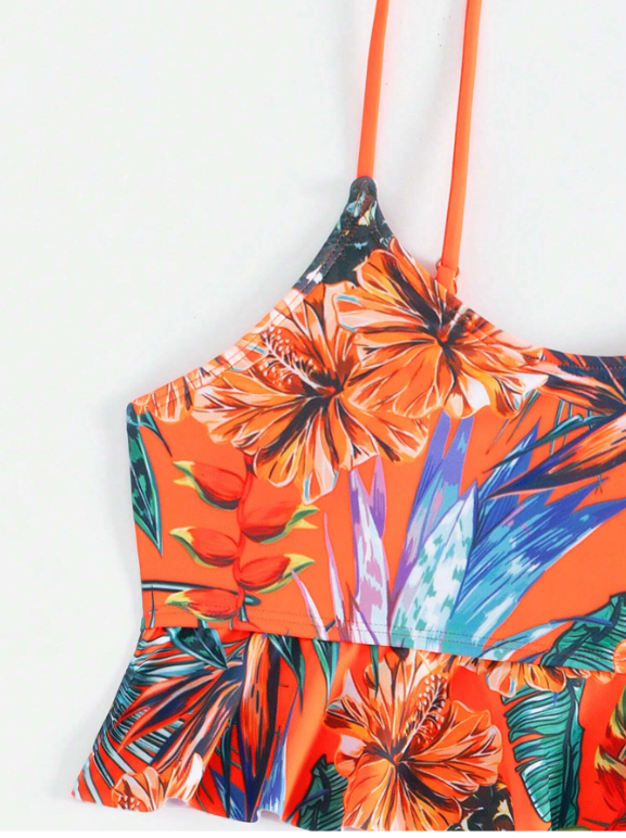 Vcay Ensemble tankini orange