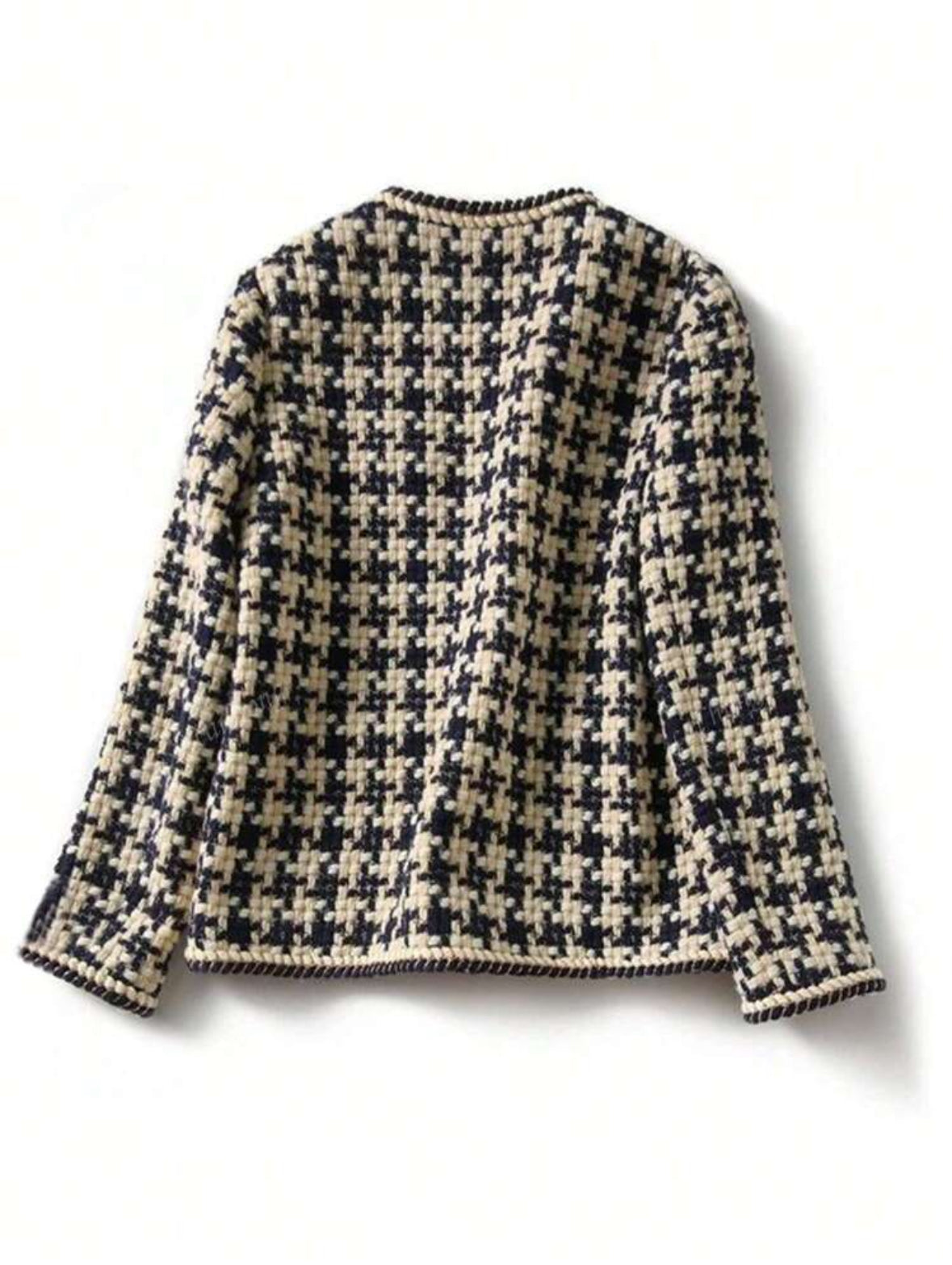 Veste en laine col rond