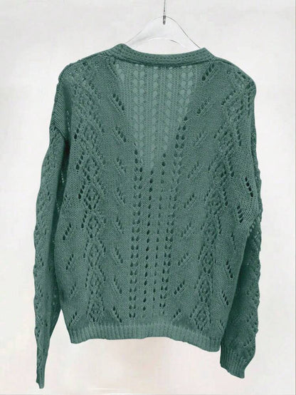 Cardigan col en V