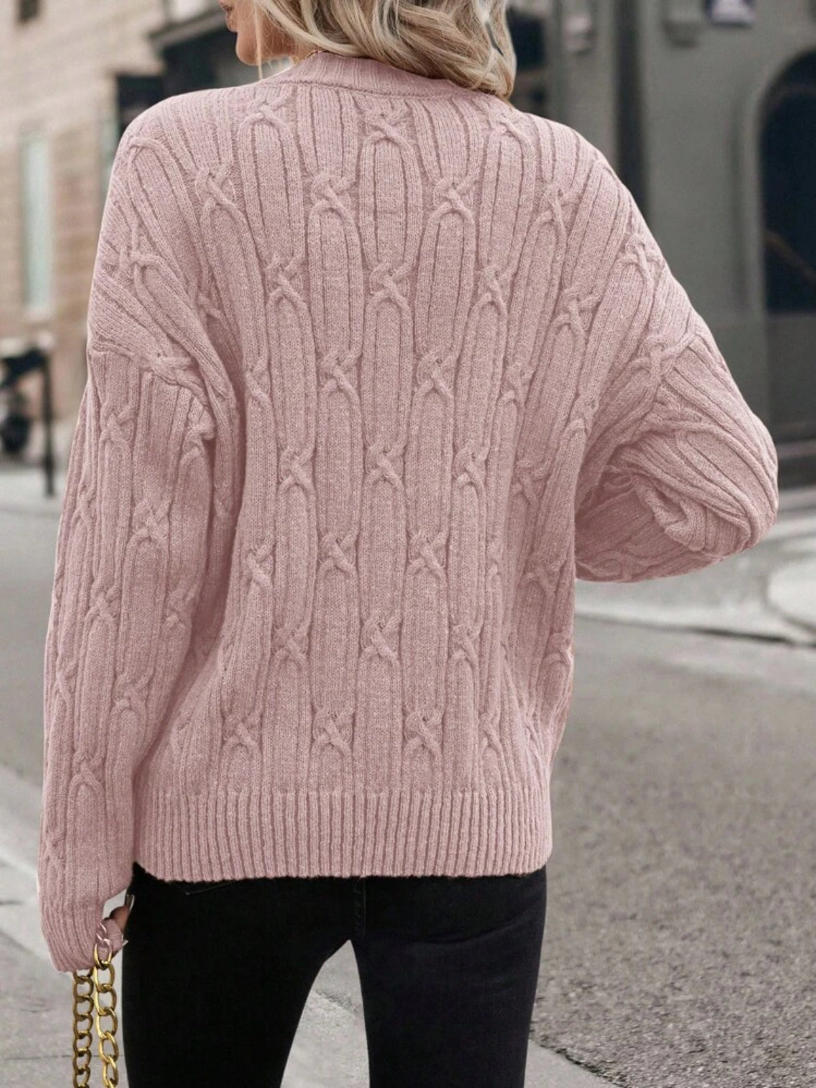Tricot col en V