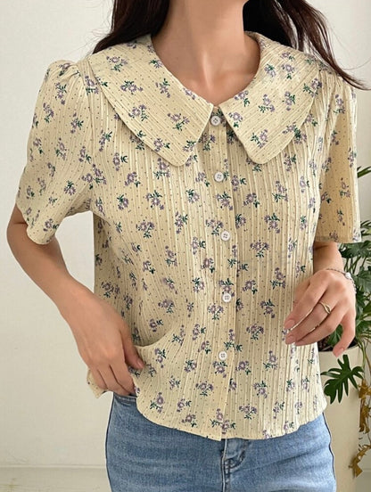 Chemise À Col Claudine