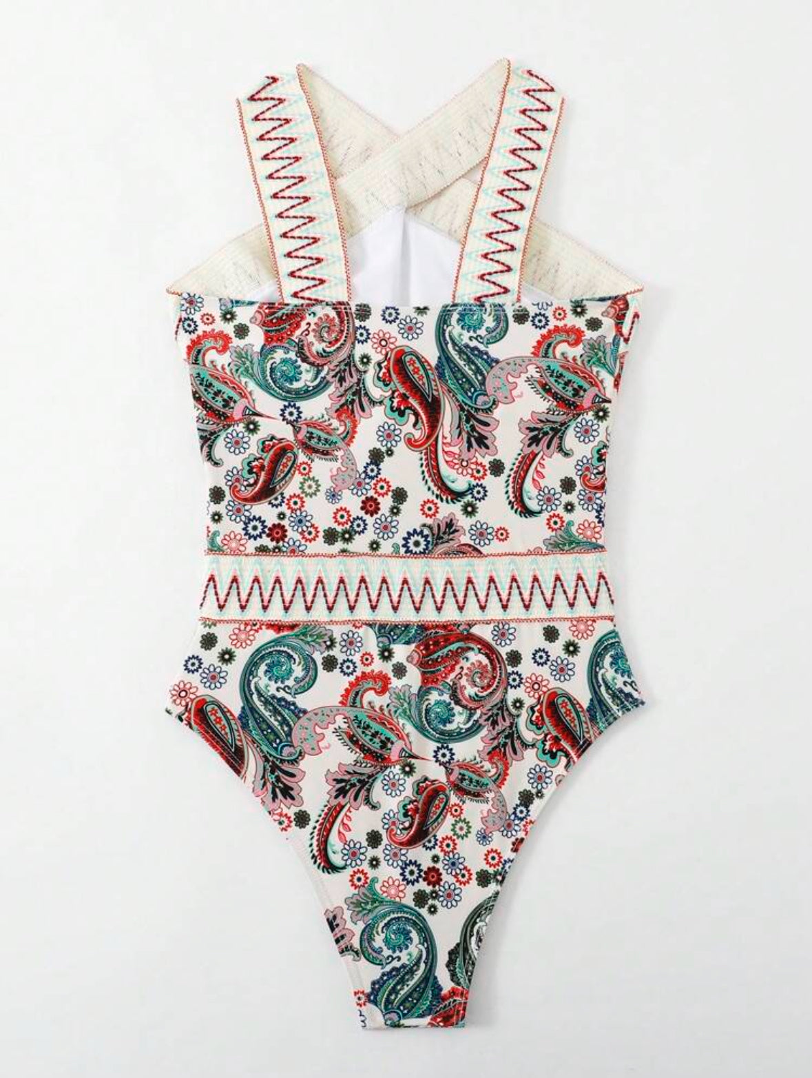 Une pièce paisley à chevron