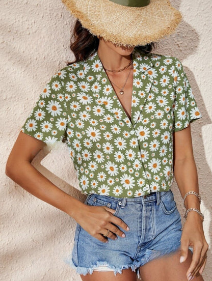 Chemise green margerita
