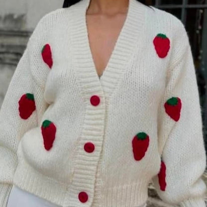 Cardigan fragola